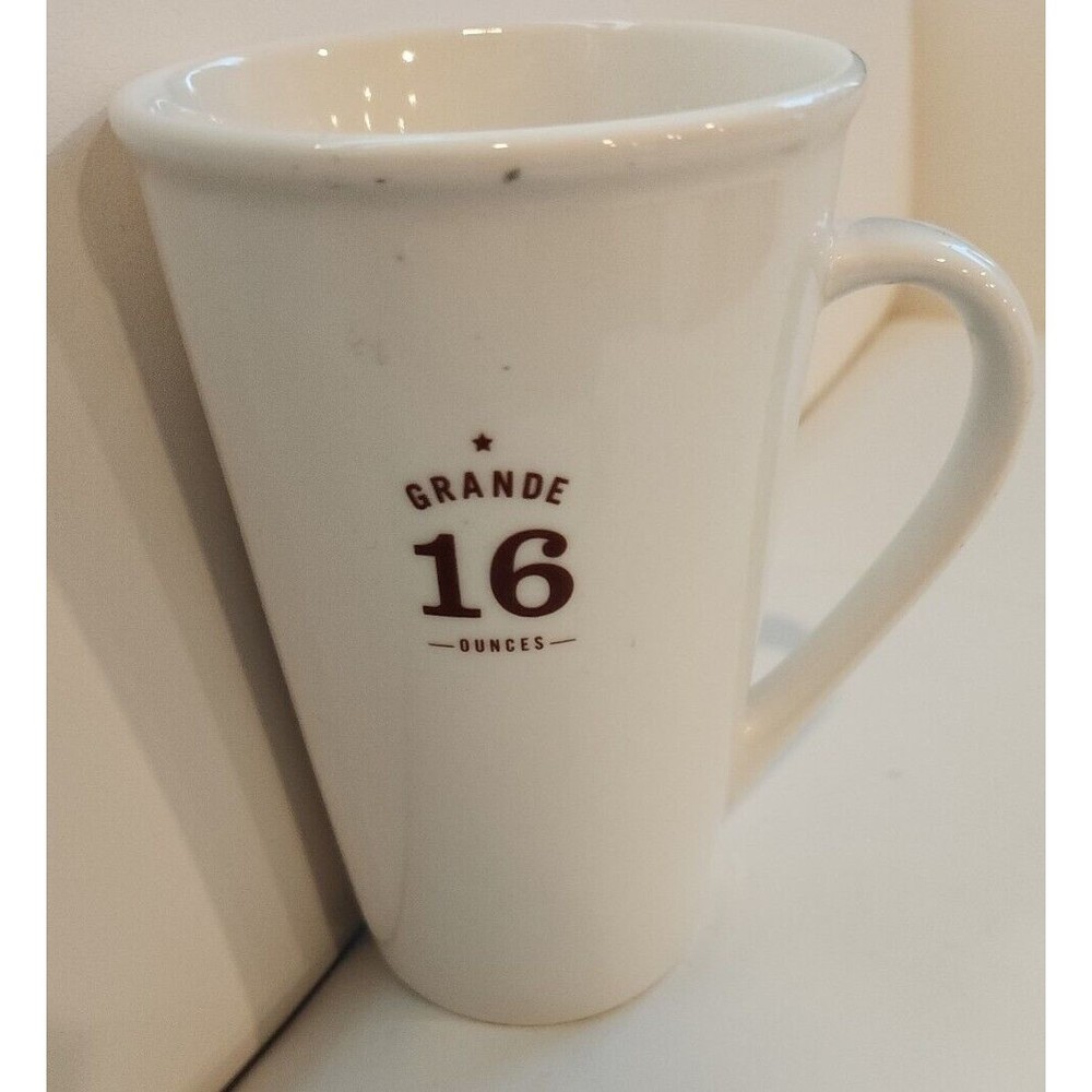 Starbucks Coffee Mug White Ceramic Coffee‎ Cup 16 Ounces Advertising 2010